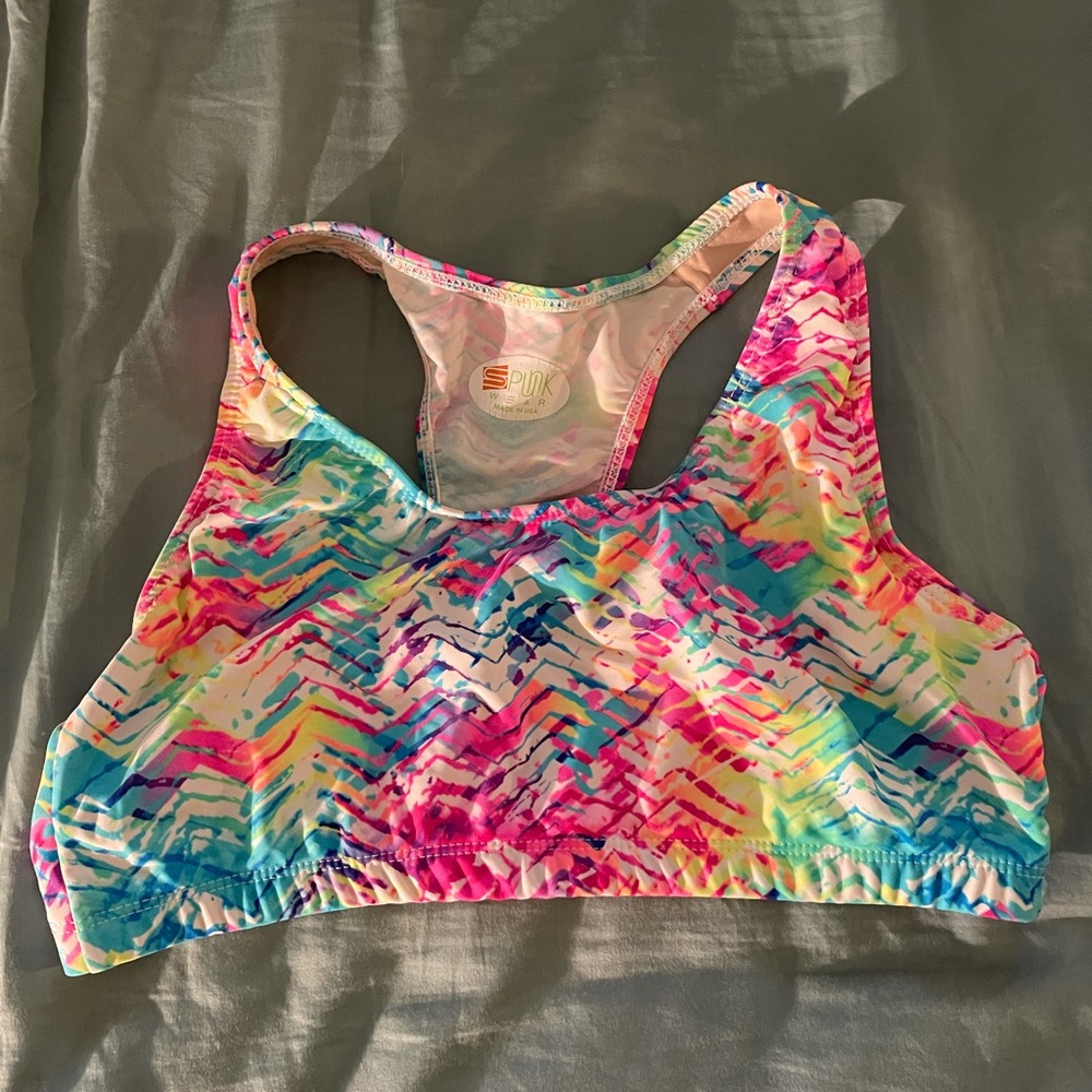 Spunk wear sports bras. Hardly ever worn. So cute but don’t fit as well anymore.